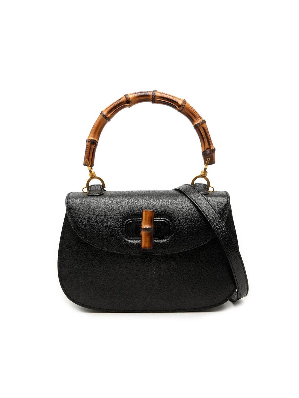 Gucci Grained Calfskin Bamboo Night #363926G13B